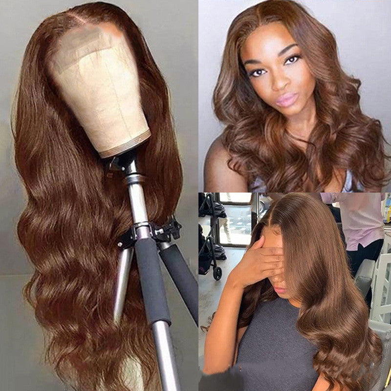 Brown Color Human Hair Wigs Human Hair Wig Brown Color Human Hair Wigs Human Hair Wig